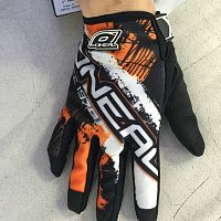 Перчатки ONEAL JUMP SHOCKER blk/orange XL 0385JS-891 фото сбоку | Moto-Bazar