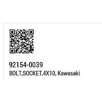 картинка Болт KAWASAKI 92154-0039 от магазина moto-bazar61.ru