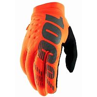 картинка Перчатки 100% Brisker 2XL Orange/Black 10016-260-14 2XL от магазина moto-bazar61.ru
