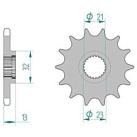 Звезда ведущая AFAM 21311-14 XT/XG250 - купить в Ростове-на-Дону