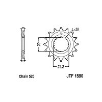 Звезда ведущая JT JTF1590.12 - купить в Ростове-на-Дону