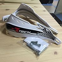 картинка Защита руля RTECH Gladiator Alu white R-KITPMGLBNR9 от магазина moto-bazar61.ru