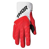 Перчатки THOR S20 SPECTRUM red/white XL 3330-6841 фото сбоку | Moto-Bazar