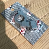 картинка Крепление зеркала SHIN YO 22mm silver CNC 305-066 от магазина moto-bazar61.ru