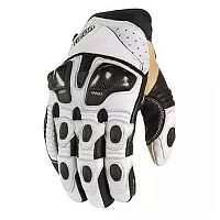 Перчатки ICON OverLord short white XL 3301-1471 XL фото сбоку | Moto-Bazar