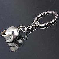 картинка Брелок HELMET silver 13156 от магазина moto-bazar61.ru