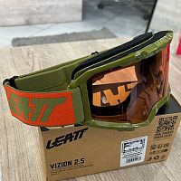 картинка Очки кроссовые LEATT Vizion 2.5 Forest Orange 60 VLT 8025250420 от магазина moto-bazar61.ru