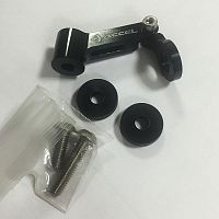 картинка Крепление торм. бачка Accel M6 BLACK BFTM-01 black от магазина moto-bazar61.ru