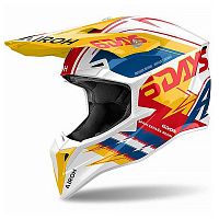 Шлем AIROH Wraap 6 Days Spain 2024 gloss M WRASDS24 M фото вид спереди | Moto-Bazar
