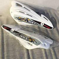 картинка Защита руля Accel пластик накладки White SD-10 от магазина moto-bazar61.ru