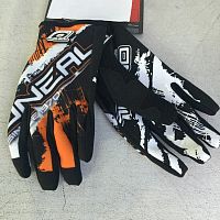 Перчатки ONEAL JUMP SHOCKER blk/orange M 0385JS-889 фото сбоку | Moto-Bazar