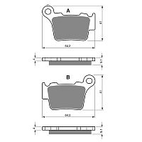 картинка Тормозные колодки GOLDfren S3 191 24163 от магазина moto-bazar61.ru