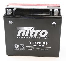 картинка АКБ NITRO YTX20-BS от магазина moto-bazar61.ru