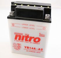 картинка АКБ NITRO YB14A-A2 от магазина moto-bazar61.ru