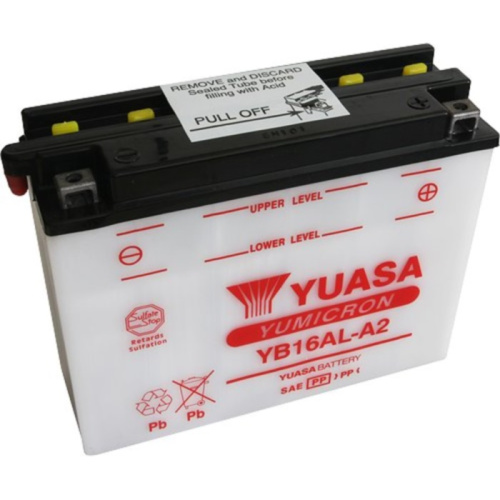 картинка АКБ YUASA YB16AL-A2 от магазина moto-bazar61.ru