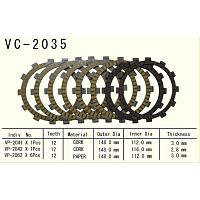 картинка Диск сцепления VESRAH VC-2035 от магазина moto-bazar61.ru