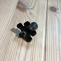 картинка Регулятор сцепления silver/black М8*1,25 19493 от магазина moto-bazar61.ru