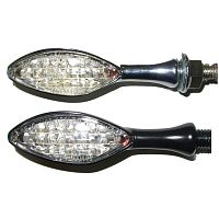 картинка Поворотники на ножке EMGO LED RABBIT EARS LIGHT SET BLACK от магазина moto-bazar61.ru