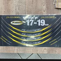 картинка Наклейка на обод ZETA 17"/19"  yellow W50-1305 от магазина moto-bazar61.ru