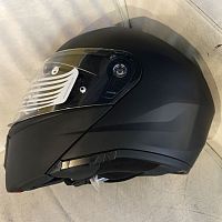 Шлем HJC i90 Semi Flat Black S 26867 фото вид спереди | Moto-Bazar