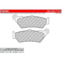 Тормозные колодки FERODO FDB2006P - купить в Ростове-на-Дону
