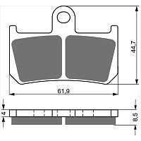 Тормозные колодки GOLDfren S33 246 30626 - купить в Ростове-на-Дону