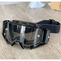 картинка Очки кроссовые LEATT Velocity 5.5 black/light grey 8020001040 от магазина moto-bazar61.ru