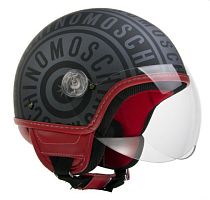 картинка Шлема NEW MAX Moschino Logo чер/сер/мат S 10591 от магазина moto-bazar61.ru