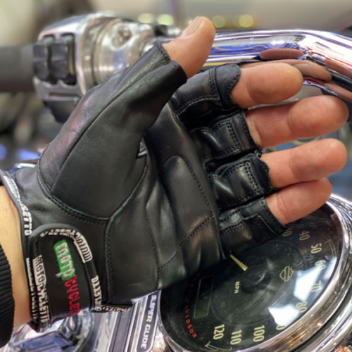 Перчатки Motocycletto Half-Finger blk "без пальцев" S 14756 - подробные фото  фото 2