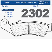 картинка Тормозные колодки CL 2302A3 от магазина moto-bazar61.ru