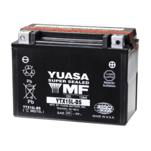 картинка АКБ YUASA YTX15L-BS от магазина moto-bazar61.ru