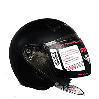 картинка Шлем VEGA NT 200 Open Face matt black XL 15455 от магазина moto-bazar61.ru