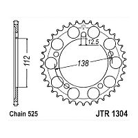 картинка Звезда ведомая KLICK DCR1304.42 (JTR1304.41) от магазина moto-bazar61.ru