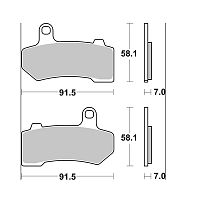 Тормозные колодки BREMBO SINTER 07HD17SA - купить в Ростове-на-Дону