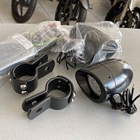 картинка Доп свет на дуги 32mm BigBikeParts blk.matt 22-126L от магазина moto-bazar61.ru