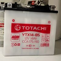 Фото АКБ TOTACHI YTX14-BS 90214 для мотоцикла