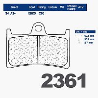 картинка Тормозные колодки CL 2361XBK5 от магазина moto-bazar61.ru