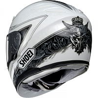 картинка Шлем SHOEI XR-1100 DIABL CIMMERIAN BLACK/WHITE M от магазина moto-bazar61.ru