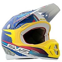 Шлем кросс EVS T7 MARTINI BLUE M HT7M-BU-M фото вид спереди | Moto-Bazar