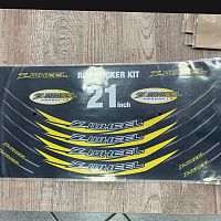 картинка Наклейка на обод ZETA 21" yellow W50-1205 от магазина moto-bazar61.ru
