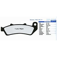 картинка Тормозные колодки Nissin 2P-258ST от магазина moto-bazar61.ru