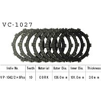 картинка Диск сцепления VESRAH VC-1027 от магазина moto-bazar61.ru