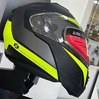 Шлем с эл.подогрев ZOX Condor Parkway yellow/blk 2XL 88-E354 фото вид спереди | Moto-Bazar