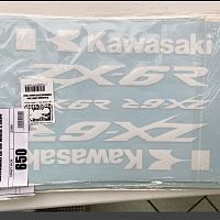 картинка Наклейки CRAZY IRON KAWASAKI ZX-6R white 21894 от магазина moto-bazar61.ru