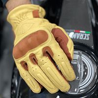 Перчатки FIVE Oklahoma beige/brown 9/M 23295 M фото сбоку | Moto-Bazar