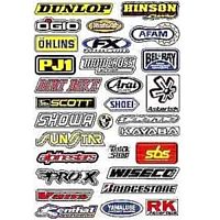 картинка Наклейки FACTORY EFFEX SPONSOR STICKER KIT A от магазина moto-bazar61.ru