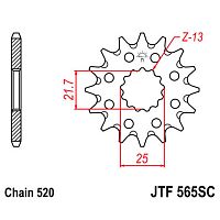 картинка Звезда ведущая JT JTF565.14SC от магазина moto-bazar61.ru