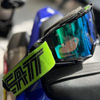 картинка Очки кроссовые LEATT Vizion 3.5 Iriz Green/Green 40 VLT 8025250140 от магазина moto-bazar61.ru