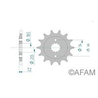 картинка Звезда ведущая AFAM 20320+13 ( JTF1321.13 ) от магазина moto-bazar61.ru