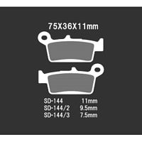 Тормозные колодки VD-144JL - купить в Ростове-на-Дону